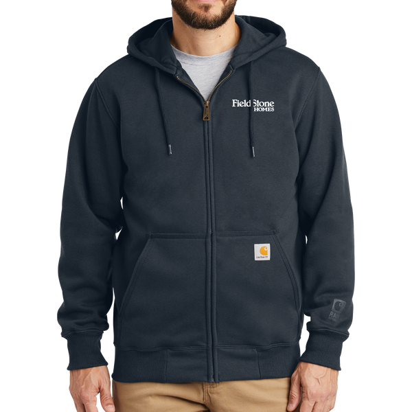 Carhartt ® Rain Defender ® Paxton Heavyweight Hooded Zip-Front Sweatshirt - Screen Print