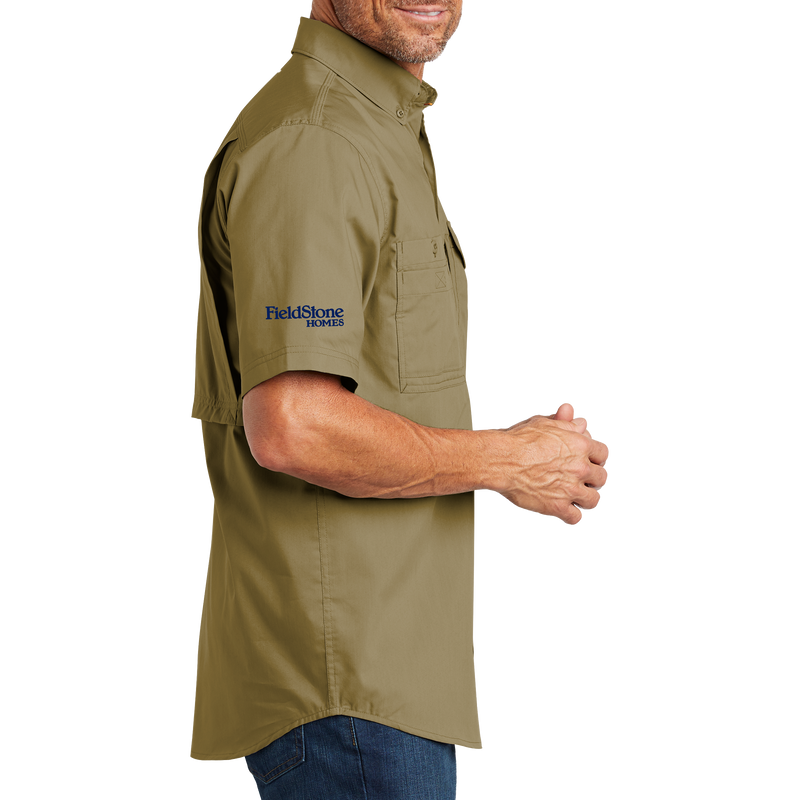 Carhartt Force Ridgefield Solid Short Sleeve Shirt - Embroidery –  ShopFieldstone