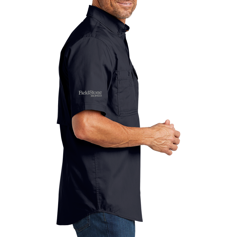 Carhartt Force Ridgefield Solid Short Sleeve Shirt - Embroidery