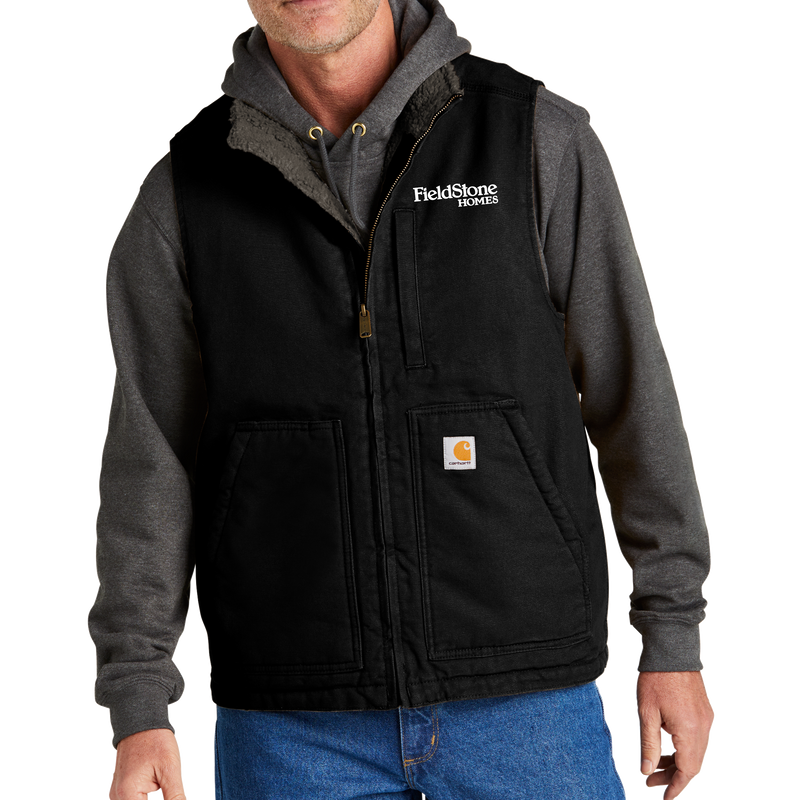 Carhartt® Sherpa-Lined Mock Neck Vest - Embroidery