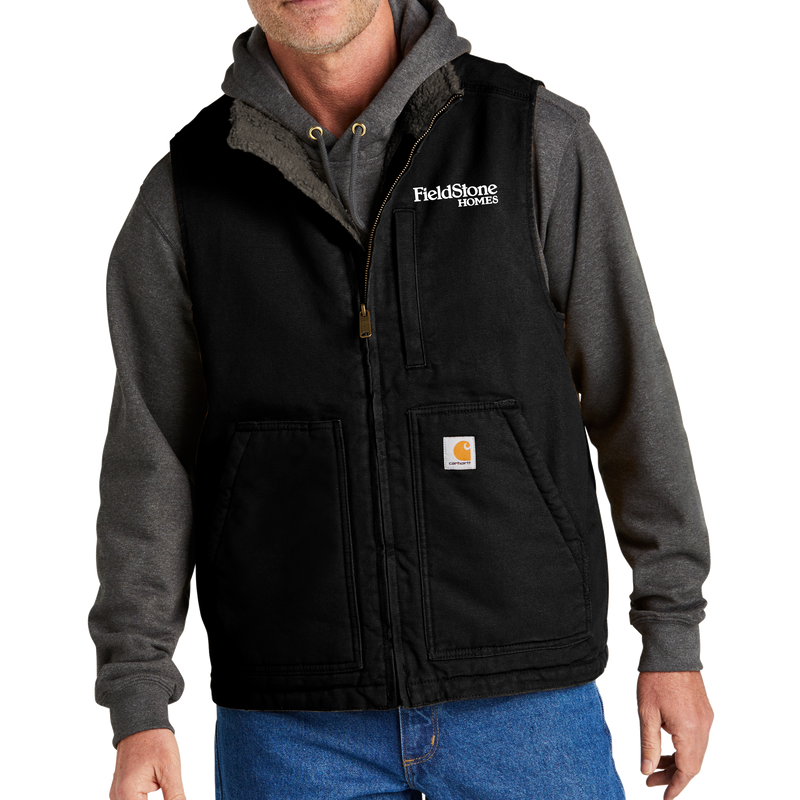 Carhartt men's mock neck vest sherpa lining hotsell