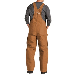 Carhartt® Tall Firm Duck Insulated Bib Overalls - Embroidery