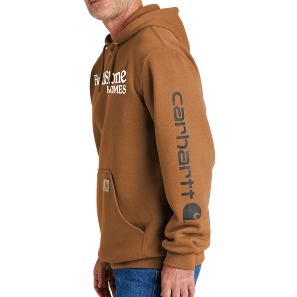 Carhartt® Midweight Hooded Logo Sweatshirt - Screen Print