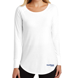 District  Women's Perfect Tri  Long Sleeve Tunic Tee - Screen Print