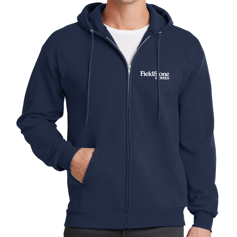 Port & Company - Core Fleece Full-Zip Hooded Sweatshirt - Screen Print