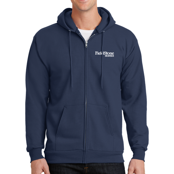 Port & Company® Tall Essential Fleece Full-Zip Hooded Sweatshirt - Screen Print